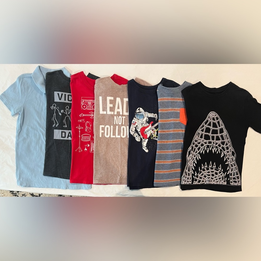 Boys Gap & Old Navy shirts Lot of 7, Size 5/6